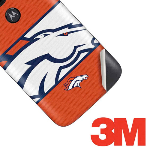 NFL Denver Broncos Zone Block Moto E5 Play Skin
